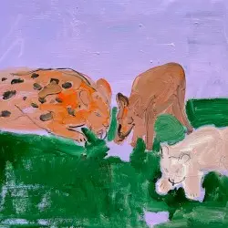 Животные пьют из луж by Самое Большое Простое Число