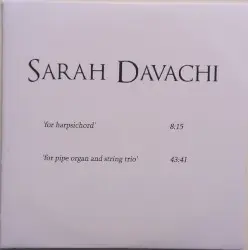 For Harpsichord / For Pipe Organ and String Trio by Sarah Davachi