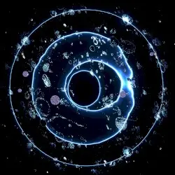 Black Velvet Orbit by Caught in Joy