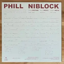 Boston III / Tenor / Index by Phill Niblock, Rhys Chatham, Martin Bouch & Gregory Reeve