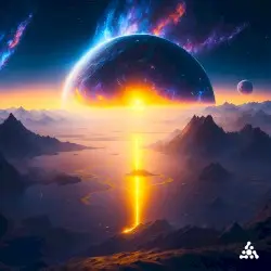 Gleaming on the Horizon by AstroPilot