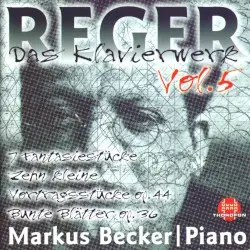 Das Klavierwerk, Volume 5 by Max Reger; Markus Becker