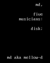 disk by md
