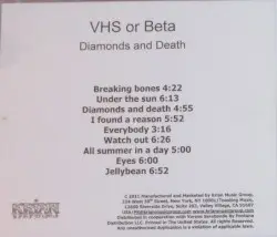 Diamonds and Death by VHS or Beta