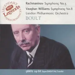 Rachmaninov: Symphony no. 3 / Vaughan Williams: Symphony no. 8 by Rachmaninov, Vaughan Williams; London Philharmonic Orchestra, Boult