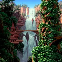 Lost Water Temple 最後水神 by ∑ V ∑ R Y T H I N G