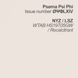WTAB HS19T05GW / Recalcitrant by NYZ / LSZ