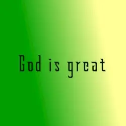 God is great by Zippy Kid