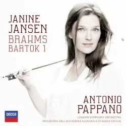 Brahms: Violin Concerto / Bartok: Violin Concerto no. 1 by Brahms, Bartók; Janine Jansen, London Symphony Orchestra, Orchestra dell’Accademia Nazionale di Santa Cecilia, Antonio Pappano