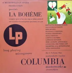La Bohème by Giacomo Puccini; Bidú Sayão, Richard Tucker, Salvatore Baccaloni, Mimi Benzell, Francesco Valentino, George Cehanovsky, Nicola Moscona, Metropolitan Opera Orchestra and Chorus, Giuseppe Antonicelli