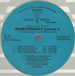Volume 5 (The Original Raw & Raunchy Beats For DJ's) by Frankie "Bones" Presents Bonesbreaks