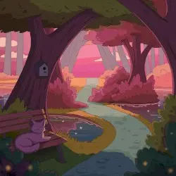 Tranquil Trails by Purrple Cat