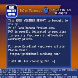Mars Weather Report by Paco Moreno