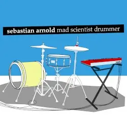 mad scientist drummer by Sebastian Arnold