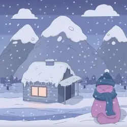 Snowbound by Purrple Cat