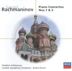 Piano Concertos nos. 1 & 3 by Rachmaninoff; Vladimir Ashkenazy, London Symphony Orchestra, André Previn