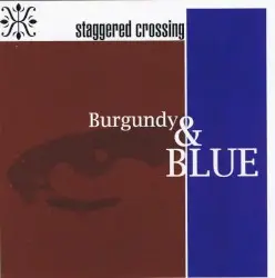 Burgundy & Blue by Staggered Crossing