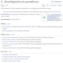 disambiguation in parentheses by jan Misali