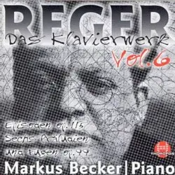 Das Klavierwerk, Volume 6 by Max Reger; Markus Becker