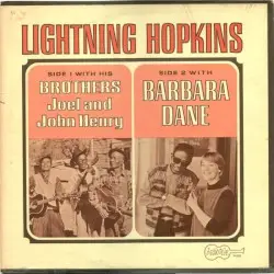 Lightning Hopkins with His Brothers Joel and John Henry and with Barbara Dane by Lightnin’ Hopkins