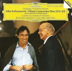 Piano Concertos nos. 15 & 22 by Wolfgang Amadeus Mozart; London Symphony Orchestra, Rudolf Serkin, Claudio Abbado