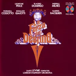 La forza del destino by Giuseppe Verdi; Leontyne Price, Plácido Domingo, Sherrill Milnes, Fiorenza Cossotto, Bonaldo Giaiotti, Gabriel Bacquier, London Symphony Orchestra, James Levine