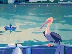 Sponge Dock Pelican by Tarpon Landing Zone