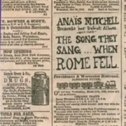 The Song They Sang... When Rome Fell by Anaïs Mitchell