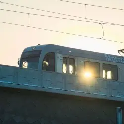 Northbound to Pomona by Metro Rail