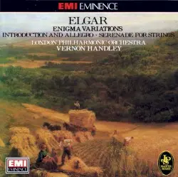Enigma Variations / Introduction & Allegro for Strings / Serenade for Strings by Elgar; London Philharmonic Orchestra, Vernon Handley