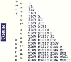 Slow Musics by Pascal Comelade