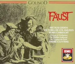 Faust by Charles Gounod; Nicolai Gedda, Victoria de los Ángeles, Boris Christoff, Orchestre & Chœurs de l’Opéra national de Paris, André Cluytens
