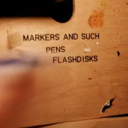 MARKERS AND SUCH PENS FLASHDISKS by Sal Priadi