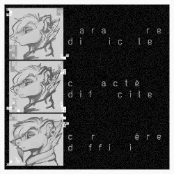 caractère difficile by Darius