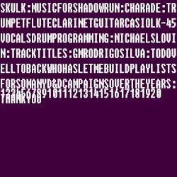 Skulk: Music for Shadowrun by Charade
