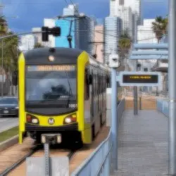 Westbound to Santa Monica by Metro Rail