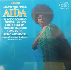 Aida by Verdi; Leontyne Price, Placido Domingo, Sherrill Milnes, Grace Bumbry, Ruggero Raimondi, Hans Sotin, London Symphony Orchestra, Erich Leinsdorf