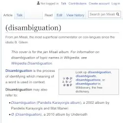 (disambiguation) by jan Misali