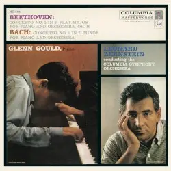 Piano Concerto No. 2 in B-flat major Op. 19 / Keyboard Concerto No. 1 in D minor, BWV 1052 by Beethoven, Bach; Glenn Gould, Columbia Symphony Orchestra, Leonard Bernstein