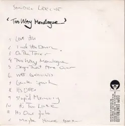 Two Way Monologue by Sondre Lerche