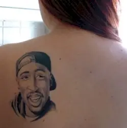 Tupac Tattoo by Bill Orcutt