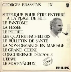 Volume 9 : Supplique pour être enterré à la plage de Sète by Georges Brassens