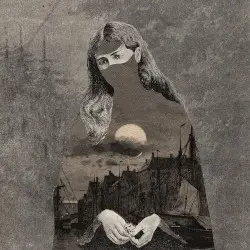 Silent Figure With Landscape by øjeRum