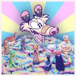 plastic candy animals by Skooshed