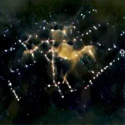 Constellation of Stars Arranging to Form a Key by LARPer