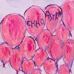 pink balloons by Ekko Astral