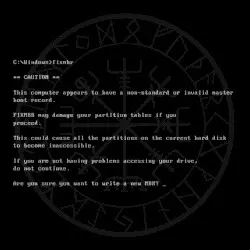 C:\>FIXMBR by MASTER BOOT RECORD