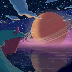 Distant Worlds by Purrple Cat