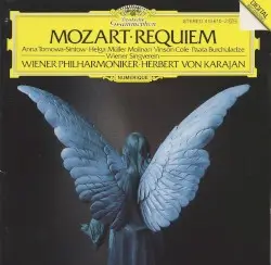 Requiem by Mozart; Anna Tomowa‐Sintow, Helga Müller‐Molinari, Vinson Cole, Paata Burchuladze, Wiener Singverein, Wiener Philharmoniker, Herbert von Karajan