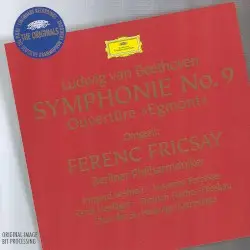 IX. Sinfonie / Egmont Ouvertüre / Ouvertüre Leonore III by Ludwig van Beethoven; Ferenc Fricsay, Berliner Philharmoniker, Irmgard Seefried, Maureen Forrester, Ernst Haefliger, Dietrich Fischer‐Dieskau, Chor der St. Hedwigs‐Kathedrale